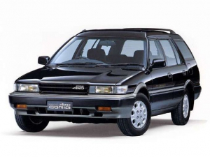 Коврики в салон (2 ряда) Toyota Sprinter Carib II 4WD 1988-1995 пр.руль