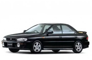 Коврики в салон (2 ряда) Subaru Impreza I 1992-2000 (правый руль)