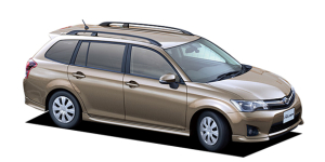 Коврики в салон (2 ряда) Toyota Corolla Fielder NZE 161 2012-2015 (правый руль)