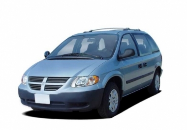 Коврики из экокожи 3D Dodge Caravan IV (2001-2007) 2 раздельных сидений (капитанские)*
