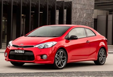 Коврики из экокожи 3D Kia Cerato Koup 2013-н.в.