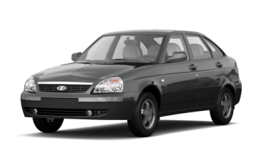 Коврики из экокожи 3D Lada Priora 2007-н.в. (хэтчбек)