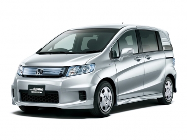 Коврики из экокожи 3D Honda Freed I/Spike 2008-2016 (7 мест, 2 ряд диван) (правый руль)