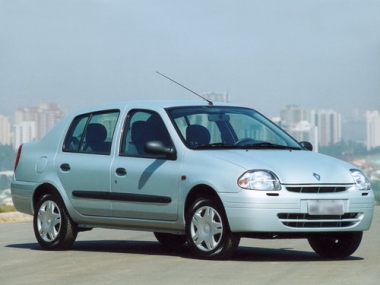 Коврики из экокожи 3D Renault Symbol 1999-2008 (седан)